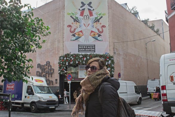 Mercato-anton-chueca-esterno-Madrid-Spagna-Spain
