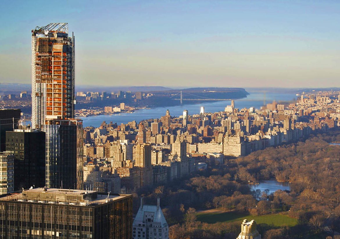 New York- grattacieli- New York dalla barca-grattacieli New York-Stati Uniti-New York-America-USA