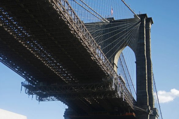 Ponte di Brooklyn-New York-Stati Uniti-America-USA