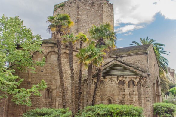 an Pau de Camp-chiesa-Barcellona-Spagna-Spain-Europa